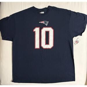 NFL Team Apparel New England Patriots Jones #10 Men's Shirt - XXL